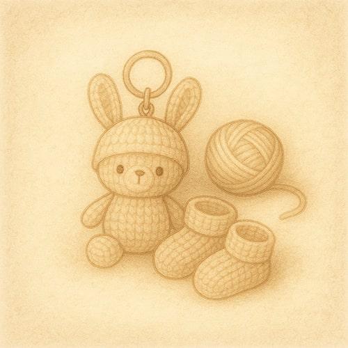 Иллюстрация услуги: Игрушки-брелоки — Вяжунчик