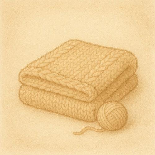 Иллюстрация услуги: Мини-одеяльца для детей — Вяжунчик