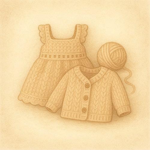 Иллюстрация услуги: Сарафаны и платья ручной работы — Вяжунчик